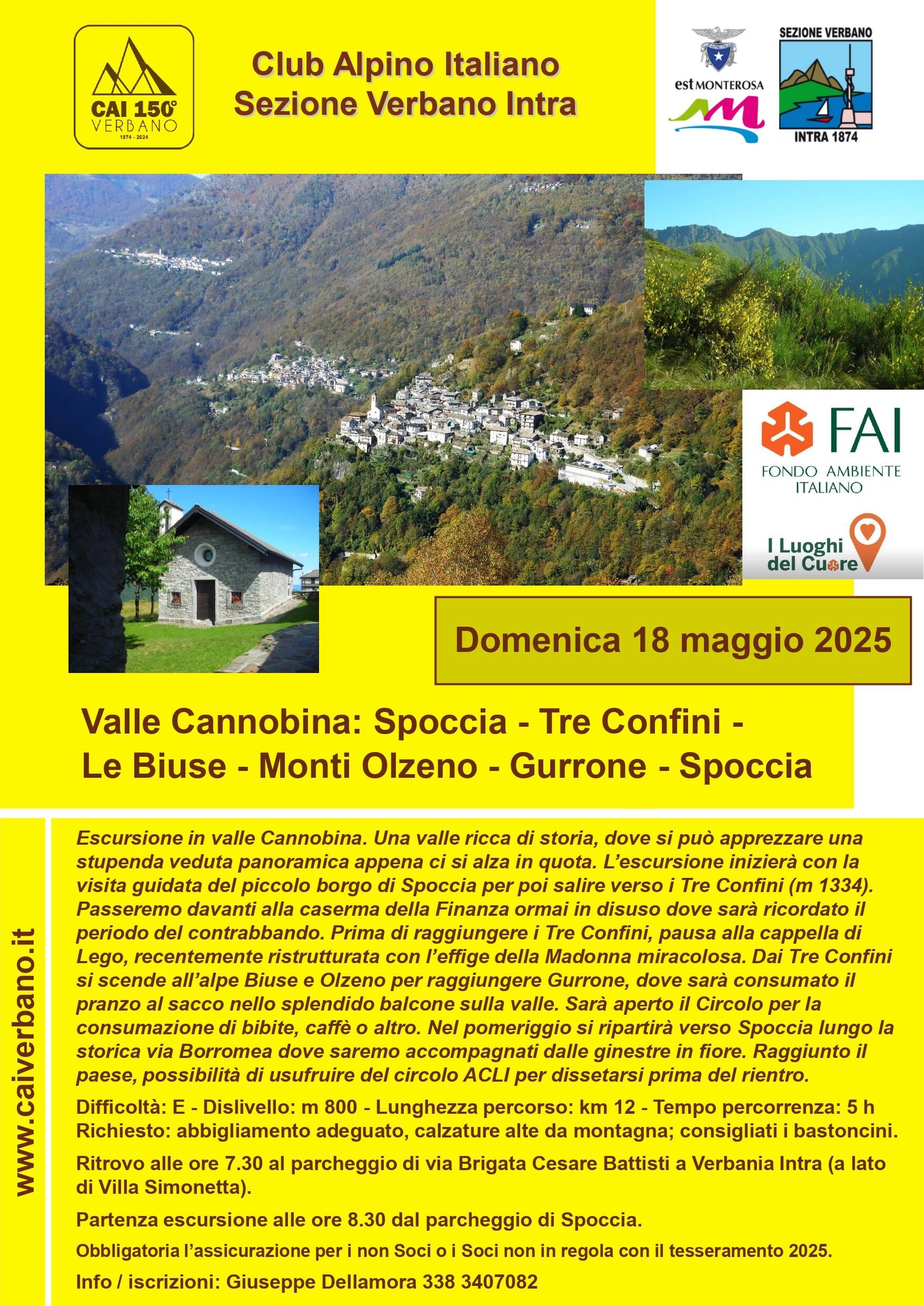 Giro ad anello in Valle Cannobina 