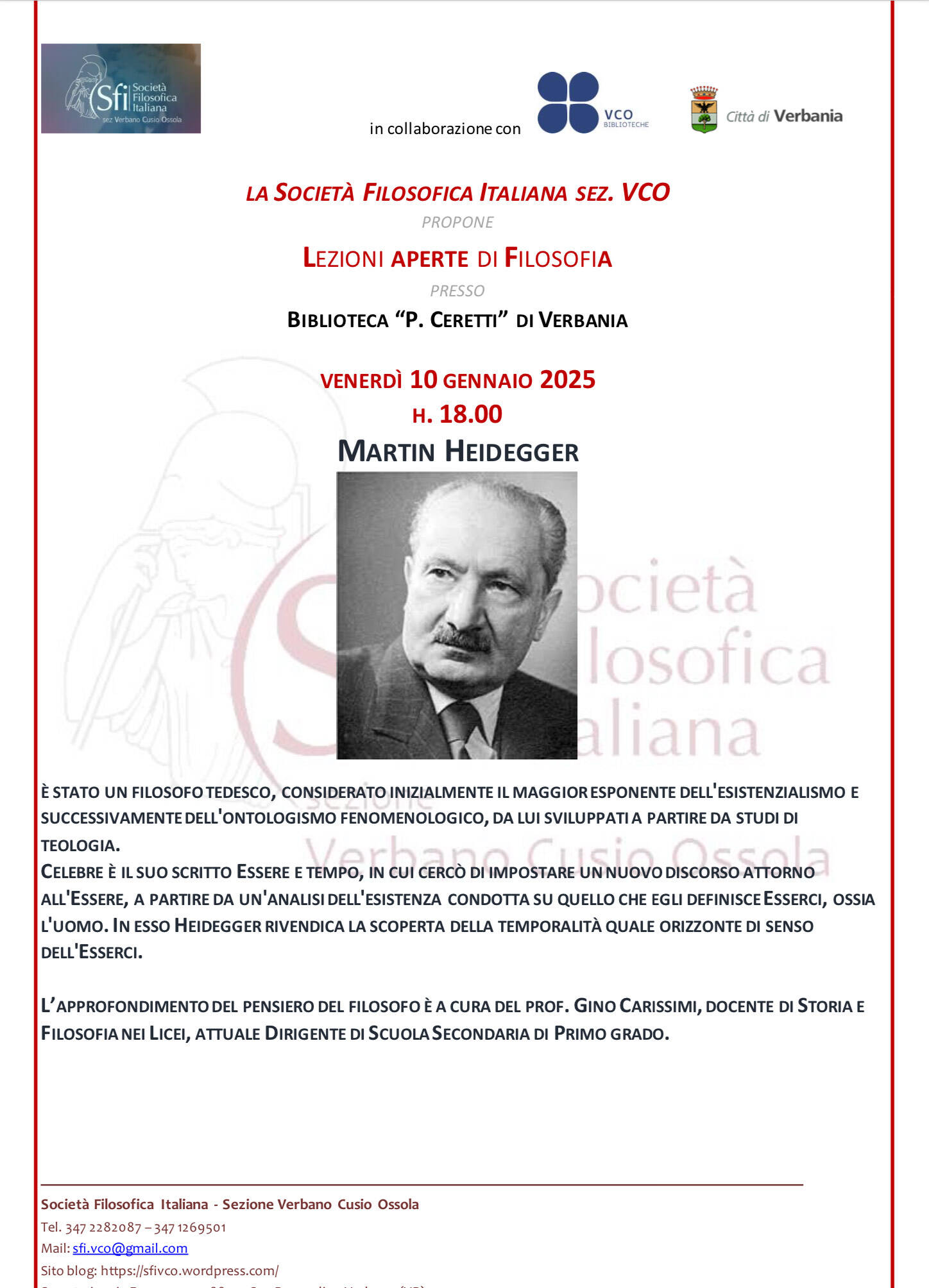 Immagine: Heidegger