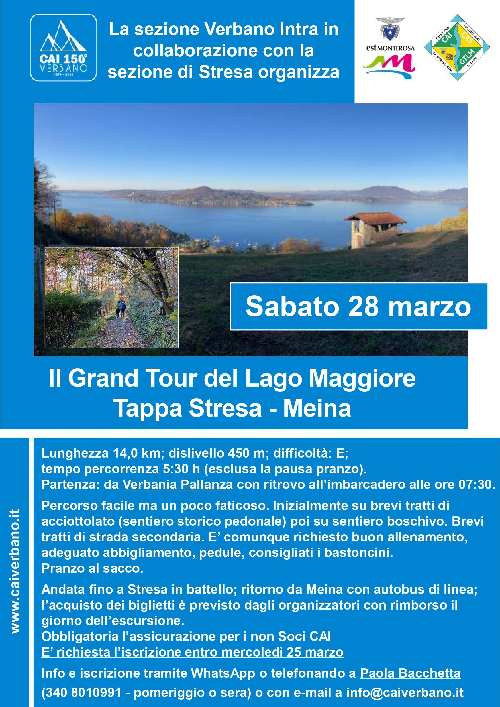 Il Grand Tour del Lago Maggiore Tappa Stresa - Meina