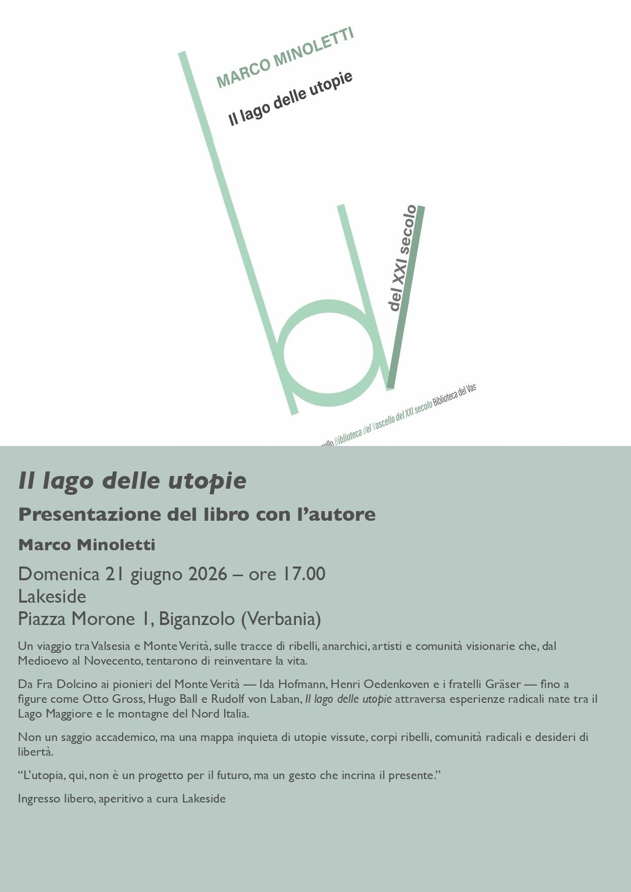 Immagine:  "IL LAGO DELLE UTOPIE"