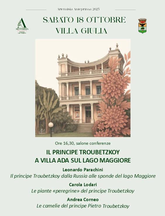 Il Principe Troubetzkoy a Villa Ada sul Lago Maggiore