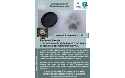 Il riconoscimento delle tracce e dei segni di presenza dei mammiferi nel VCO