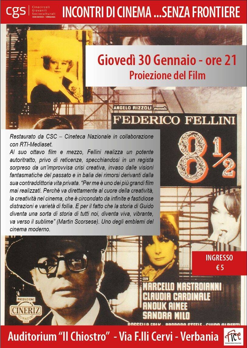 Incontri di Cinema ... senza frontiere - 8 e 1/2