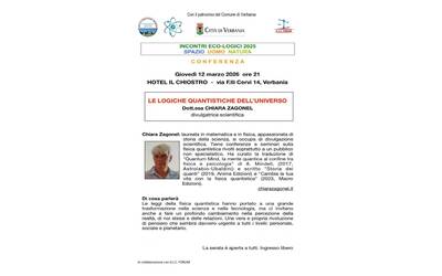 Incontro: Le logiche quantistiche dell'universo