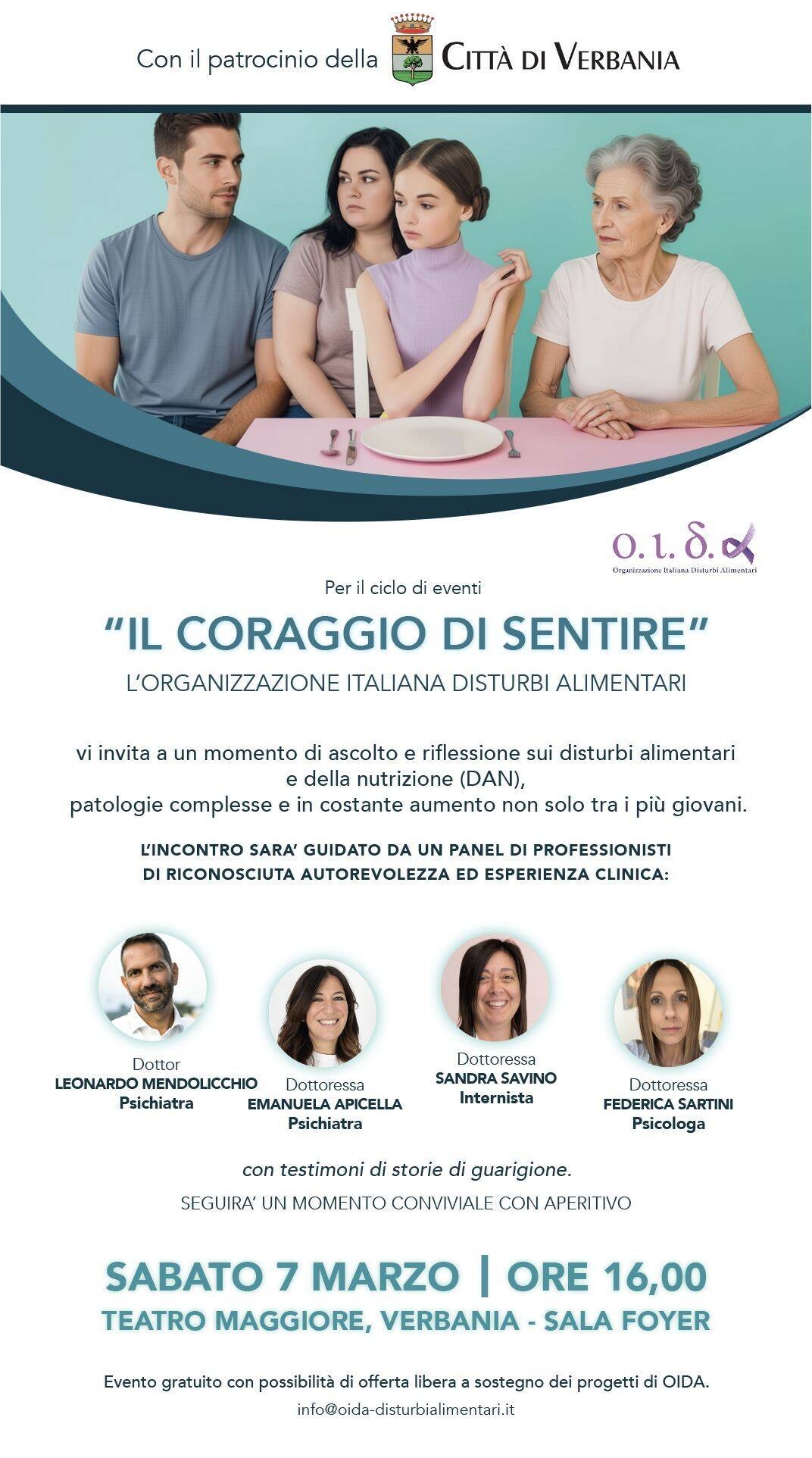 Incontro sui disturbi alimentari e della nutrizione (DAN)