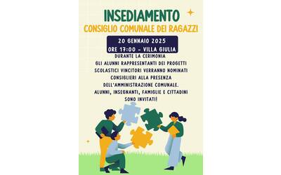 Insediamento Consiglio Comunale dei Ragazzi