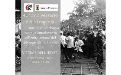 Intitolazione Piazzale dello Stadio alle Vittime dell'Heysel