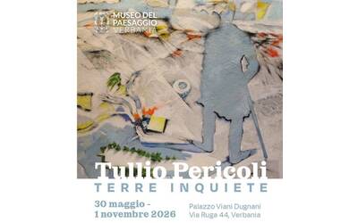 Immagine: invito  "Tullio Pericoli. Terre inquiete"