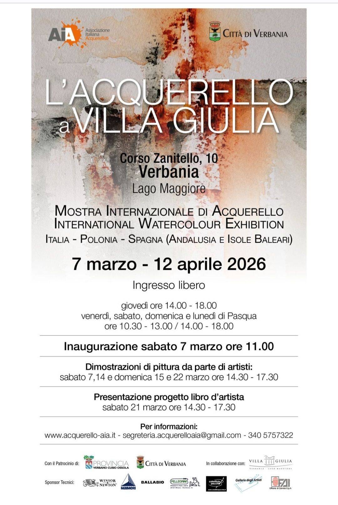 L'acquerello a Villa Giulia