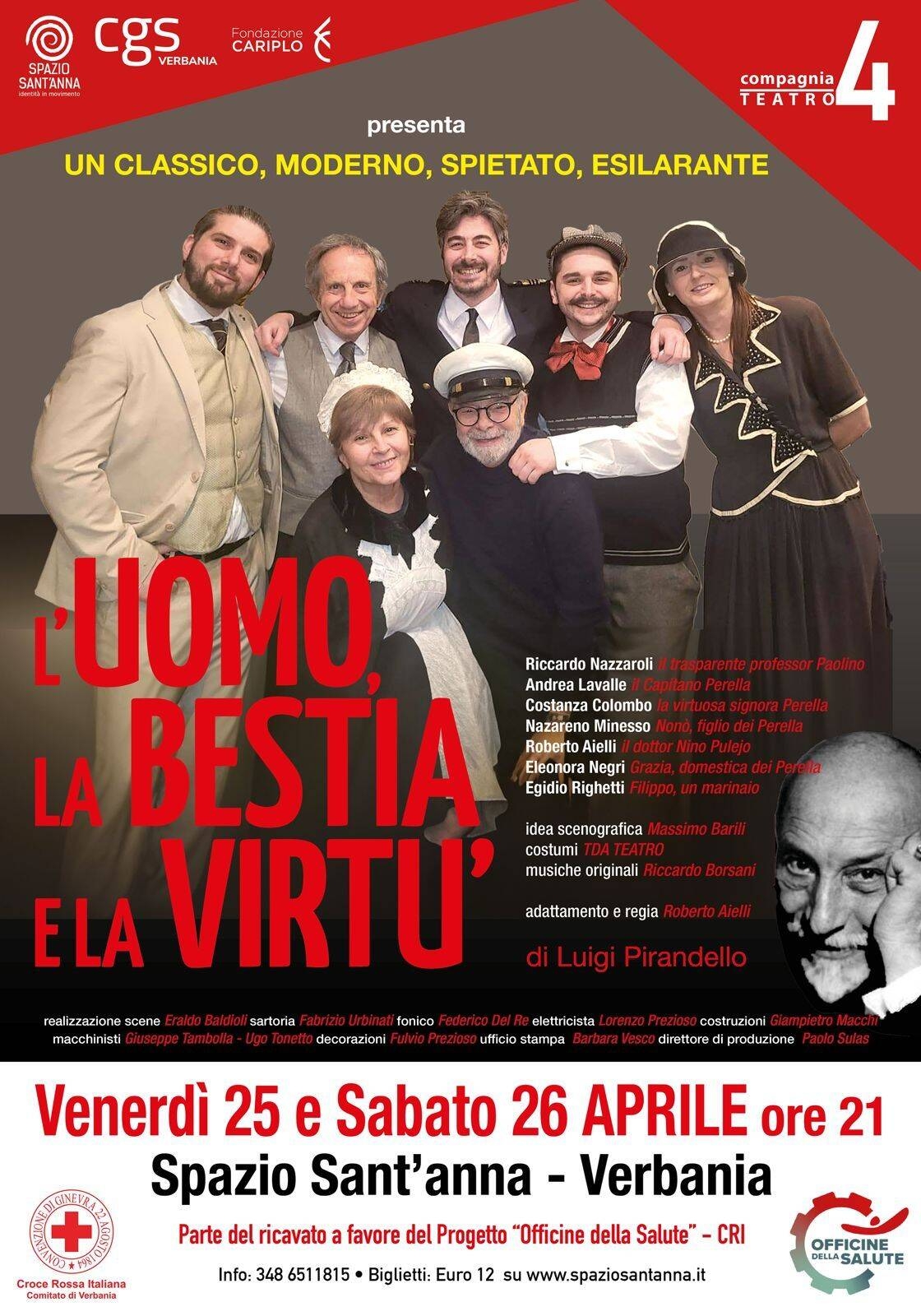 Immagine: L'uomo, la bestia e la virtù