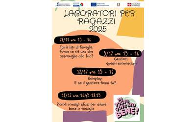 Laboratori per Ragazzi 2025 - Un posto dove sto bene