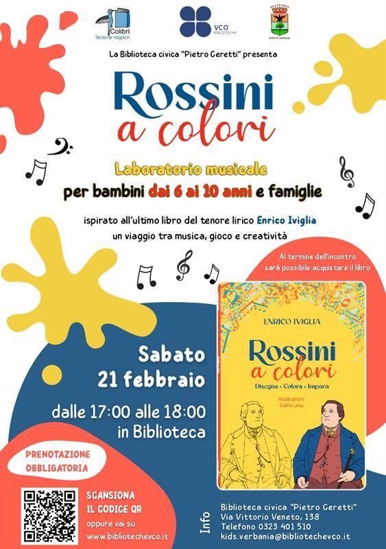 Laboratorio Musicale per bambini "Rossini a colori"