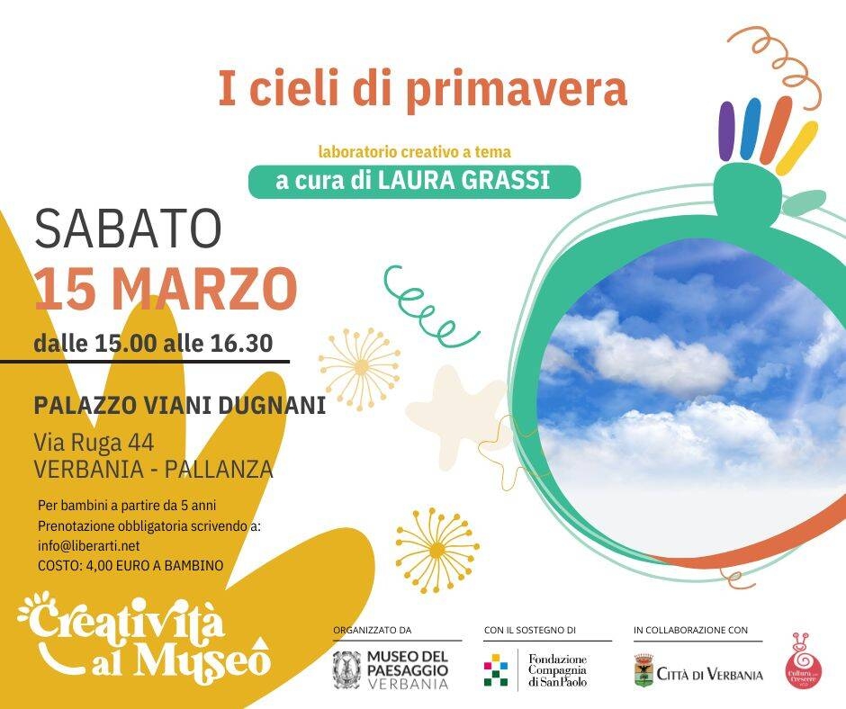 Laboratorio per bambini  "I cieli di primavera"