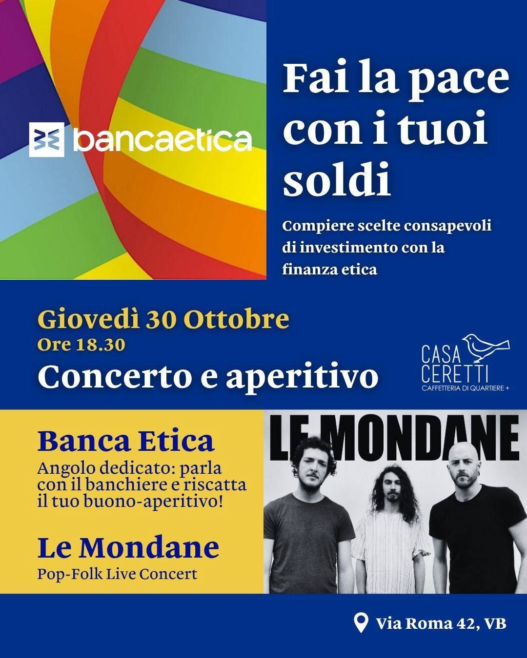 Immagine: Le Mondane: concerto e aperitivo