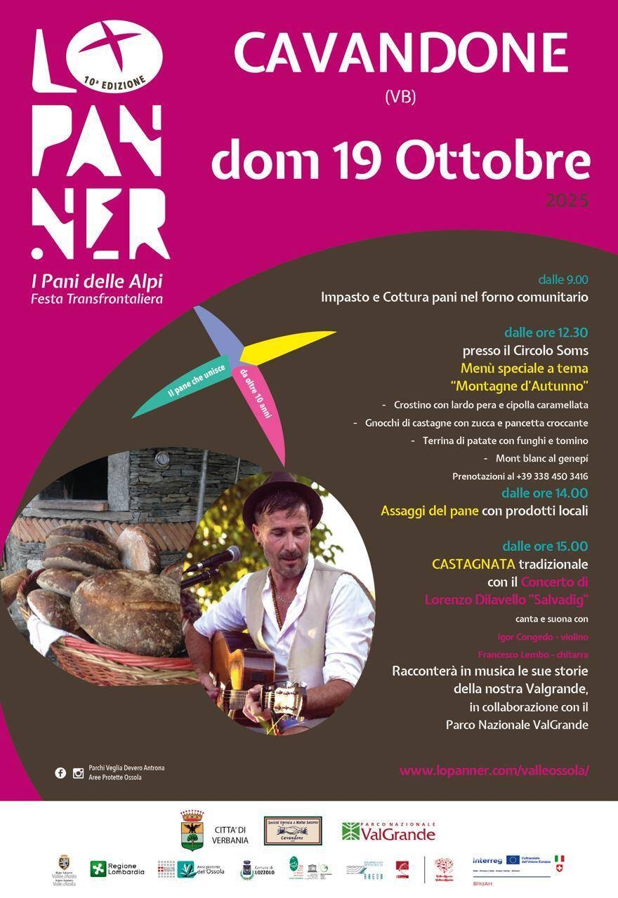Lo Pan Ner -  I Pani delle Alpi. 19 10 25 Cavandone