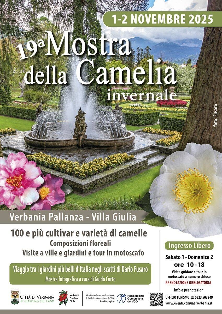 Immagine: Locandina Mostra della Camelia 2025