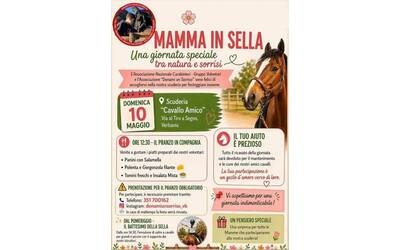Immagine: mamma in sella