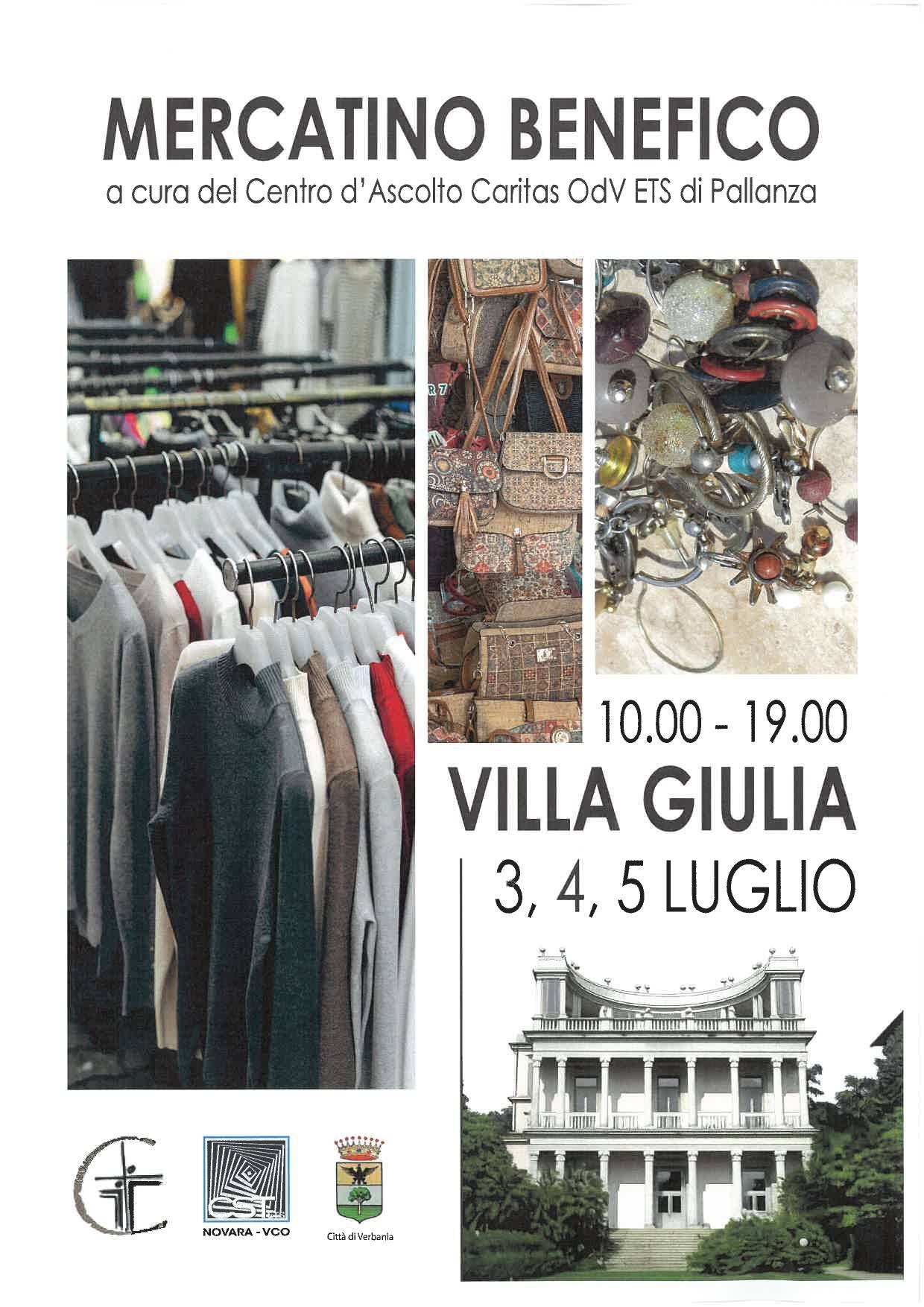 Mercatino Benefico luglio 2026