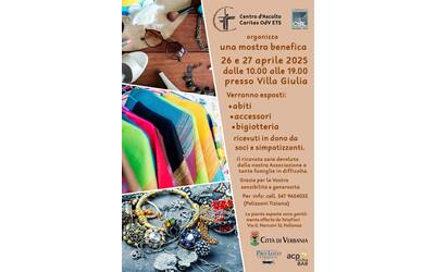 Mostra benefica a Villa Giulia