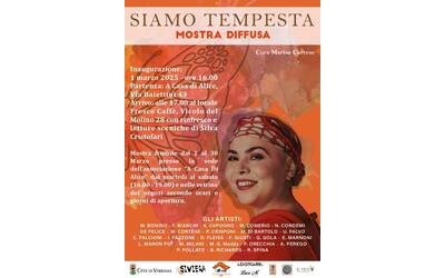 Mostra diffusa: Siamo tempesta
