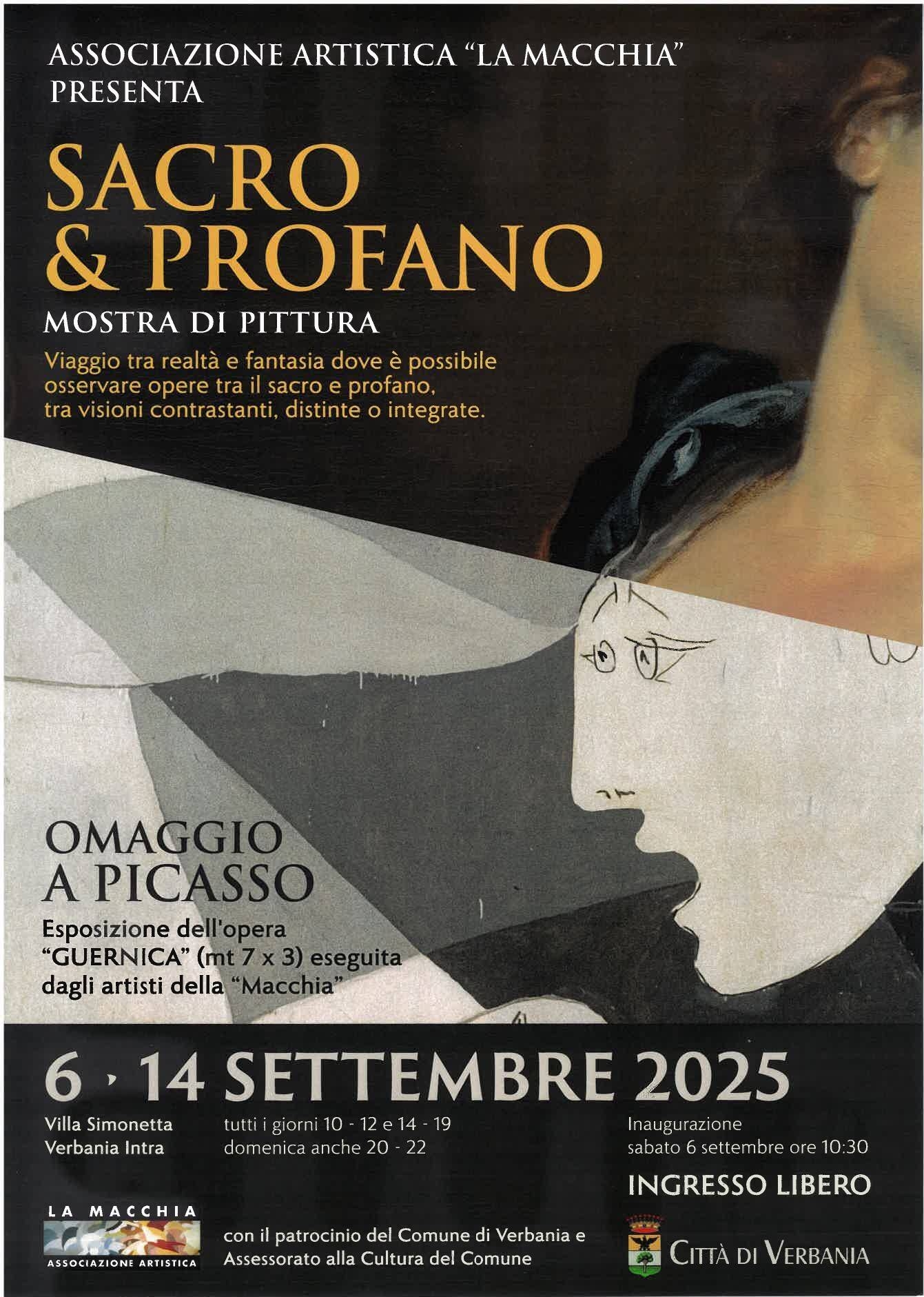 Mostra "Sacro & Profano" Associazione Artistica "La Macchia" Mostra "Sacro & Profano" Associazione Artistica "La Macchia"