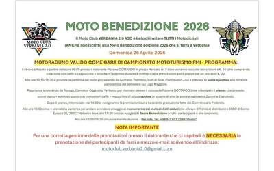 Immagine: Motobenedizione 2026
