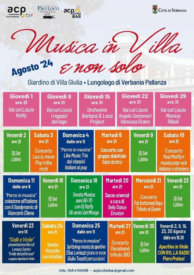 Immagine: Musica in Villa Agosto 2024