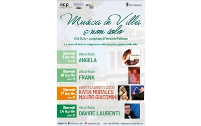 Immagine: Musica in Villa e non solo aprile 2025