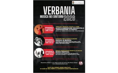 Immagine: musica nei dintorni a Verbania 2026