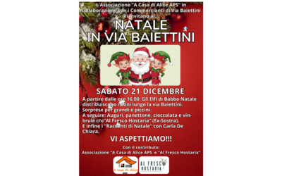 Immagine: NATALE IN VIA BAIETTINI