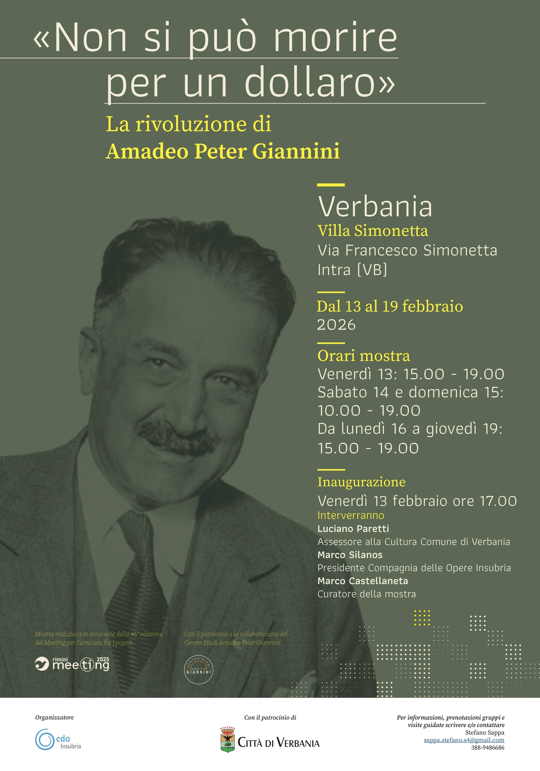 "Non si può morire per un dollaro" - La rivoluzione di Amadeo Peter Giannini