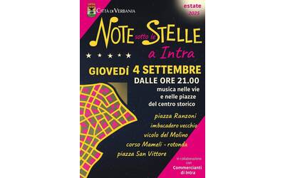 Note sotto le stelle a Intra