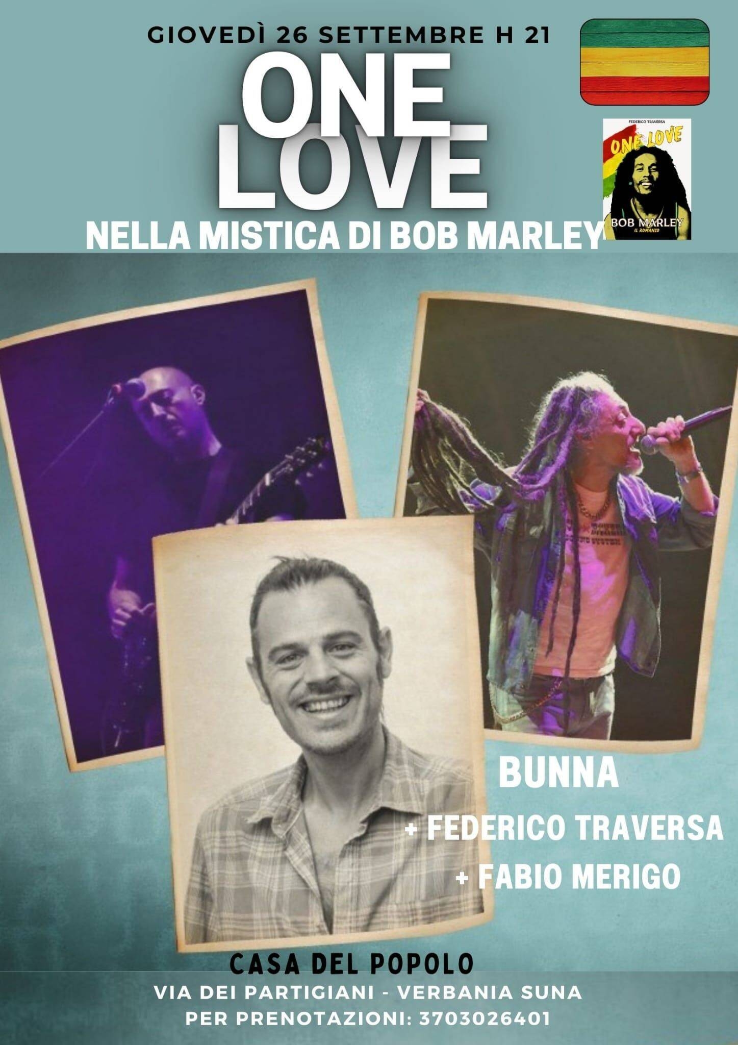 Immagine: “One Love, Bob Marley: il romanzo”