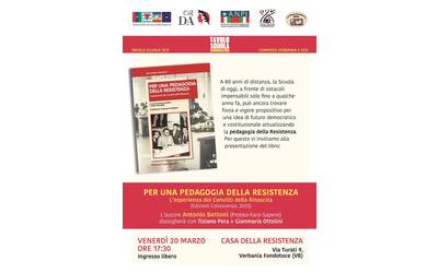 Per una pedagogia della Resistenza