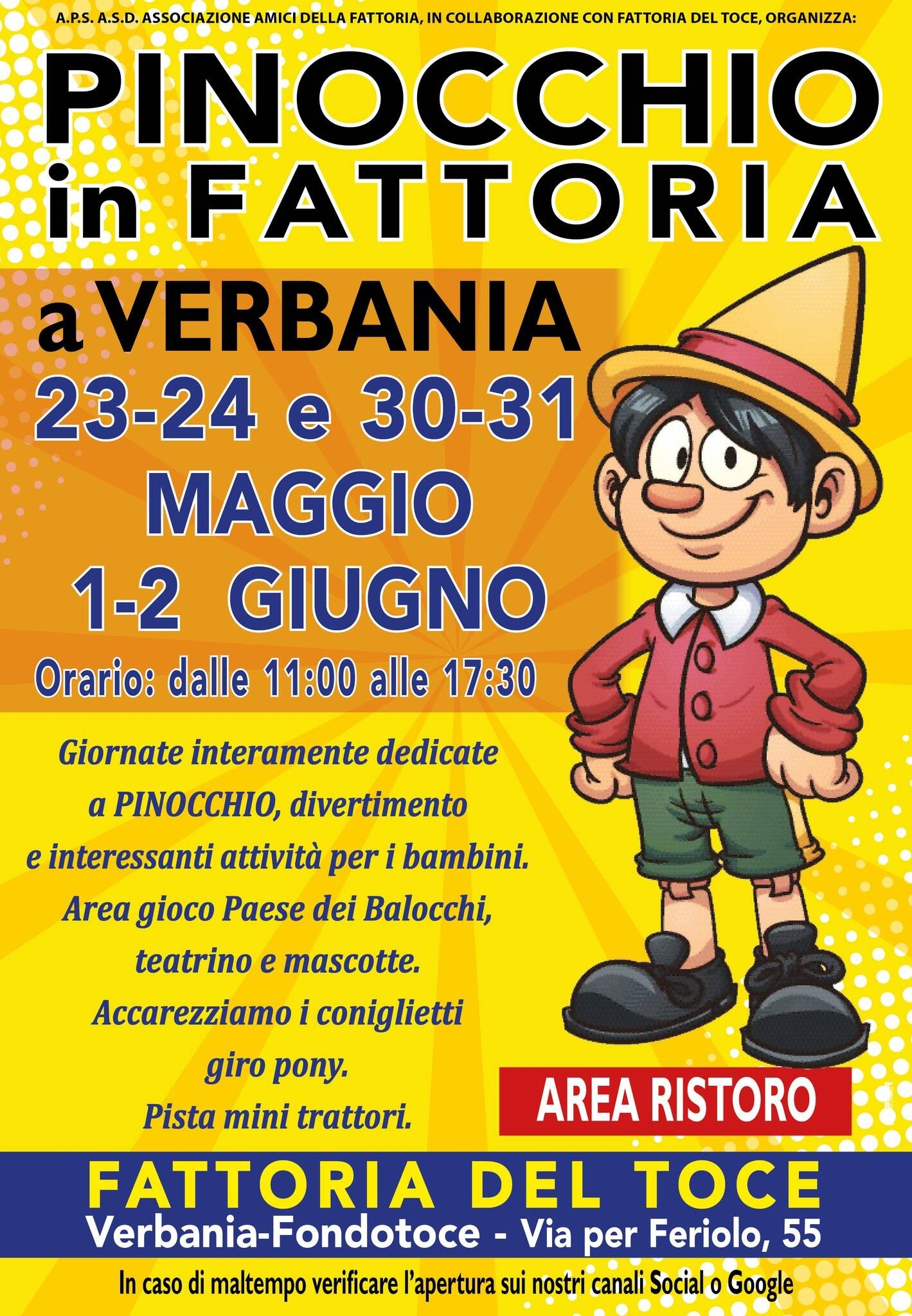 Immagine: PINOCCHIO IN FATTORIA 