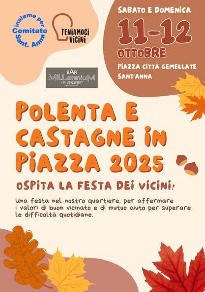 Immagine: POLENTA E CASTAGNE IN PIAZZA 2025