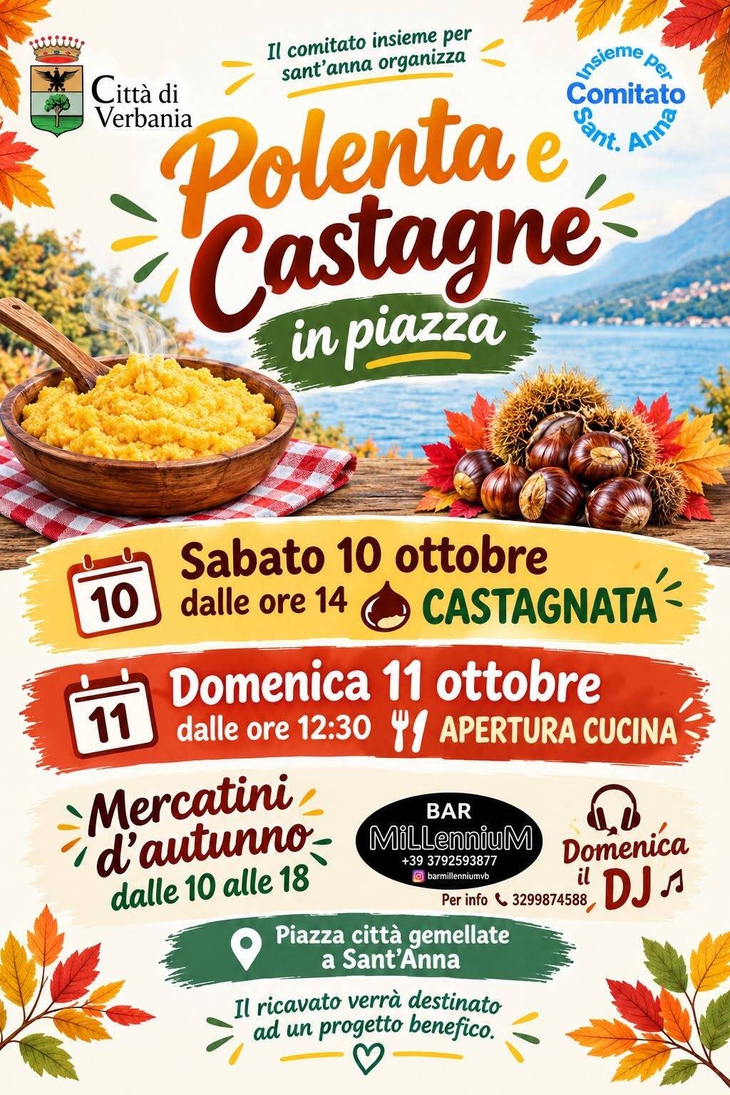 Polenta e castagne in piazza
