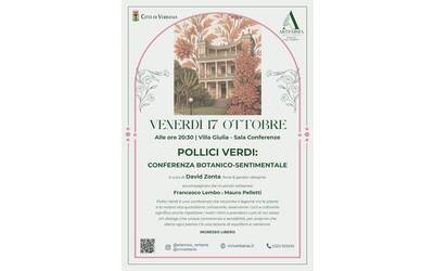 Pollici verdi: conferenza botanico-sentimentale