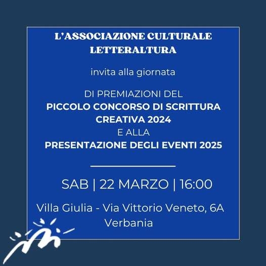 Premiazione del Piccolo Concorso di Scrittura Creativa 2024