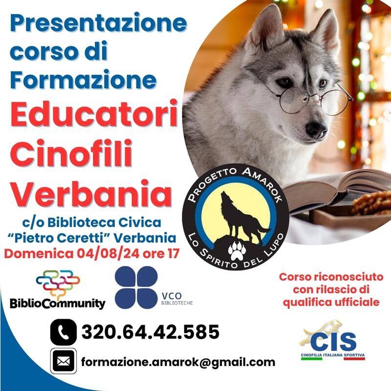 Immagine: Presentazione corso formazione educatori cinofili