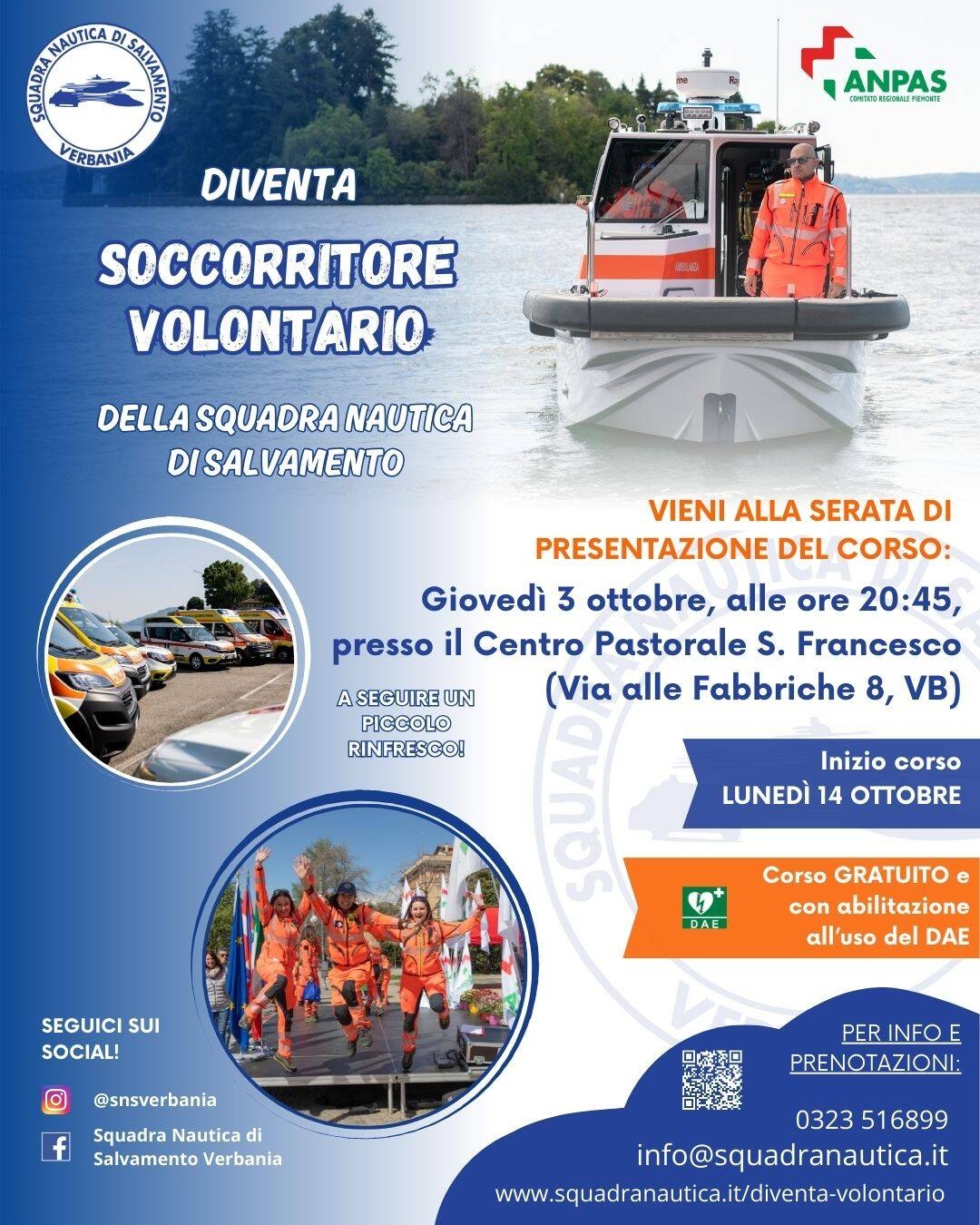 Immagine: Presentazione corso volontari 