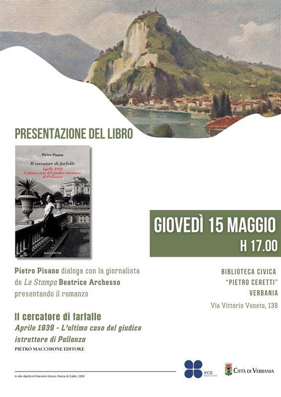 Presentazione del libro "Il cercatore di farfalle"