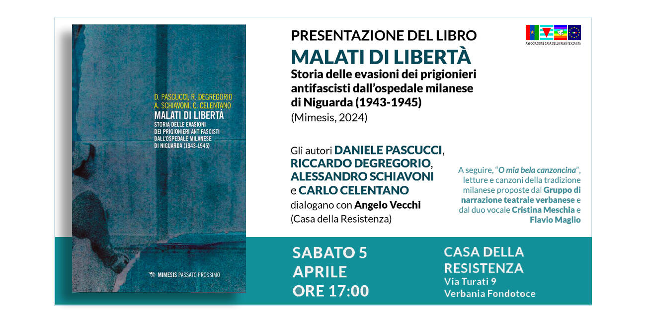 Immagine: Presentazione del libro "Malati di libertà"