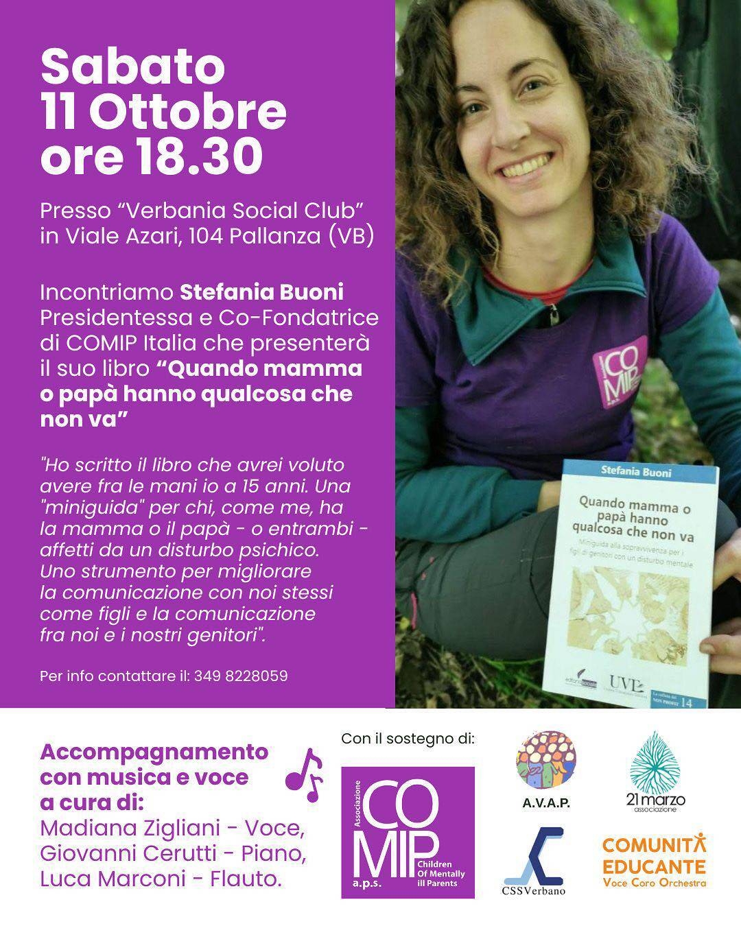 Presentazione del libro "Quando mamma o papà hanno qualcosa che non va"