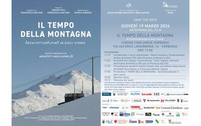 Presentazione docufilm IL TEMPO DELLA MONTAGNA - ArchitetturAlpinA in dieci storie