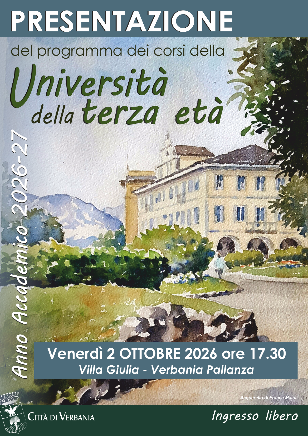 Presentazione UNI3 2026/2027