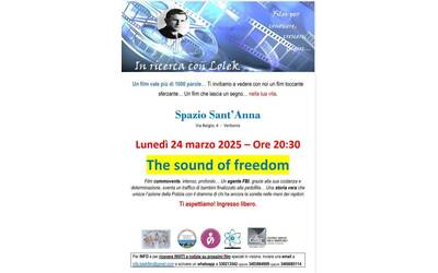 Proiezione del film: The sound of freedom