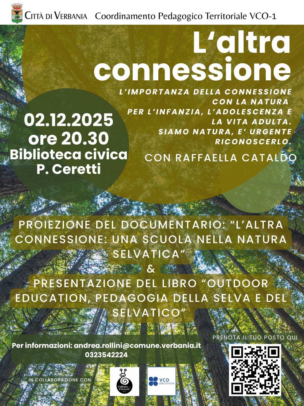  Proiezione documentario: L'altra connessione