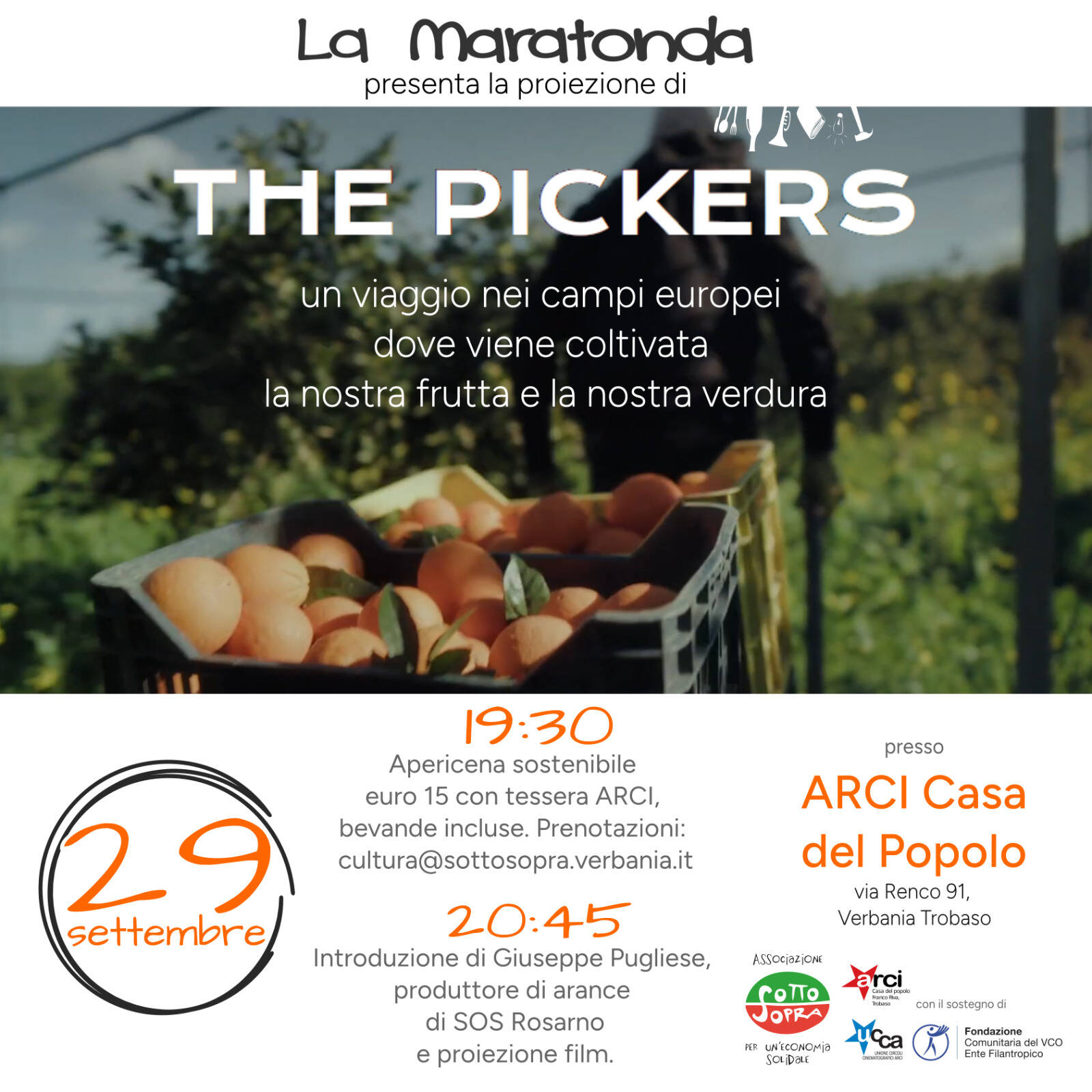 Proiezione "The Pickers"