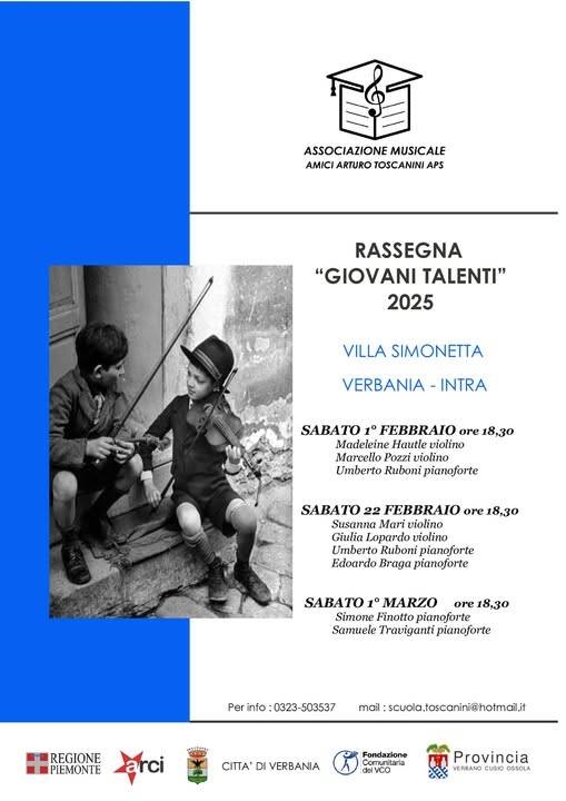 Immagine: Rassegna "Giovani Talenti 2025"